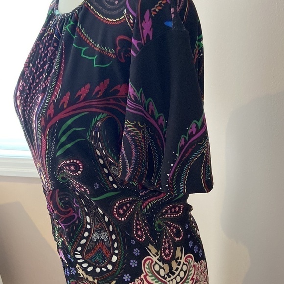 ROBERTO CAVALLI l Paisley Print Crewneck Dress - Picture 6 of 15